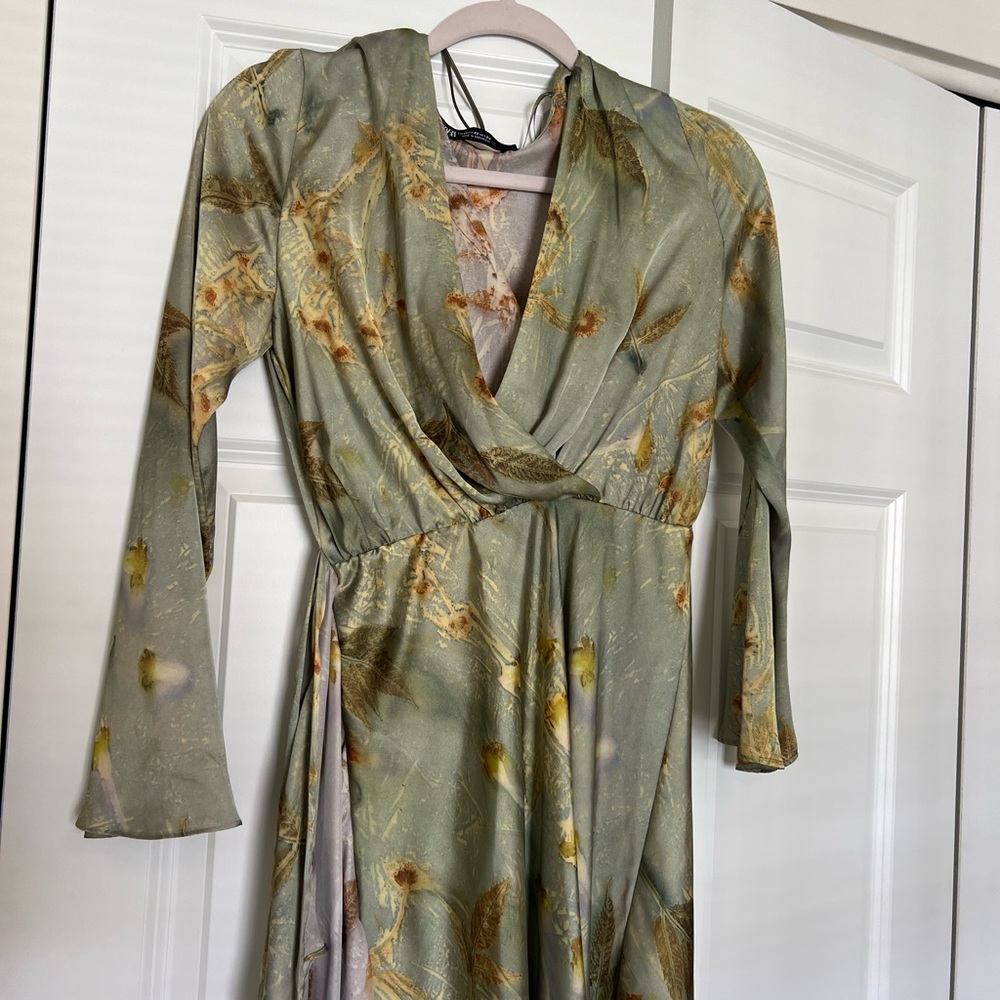 Zara Multicolor Patterned Dress